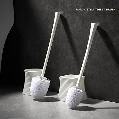 Nordic Style Toilet Brush with Base Set