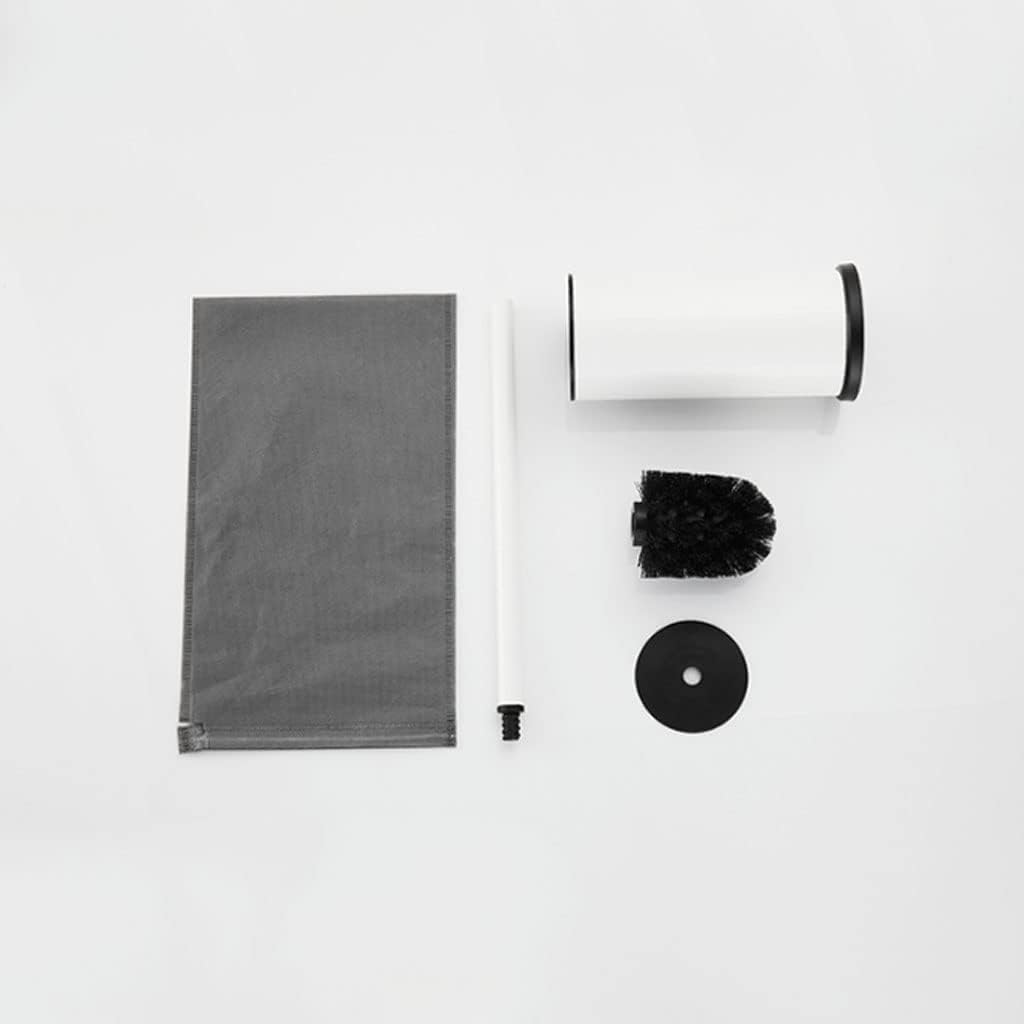 KAAZEE Toilet Brush Set with Holder - Durable Compact for Small Bathrooms