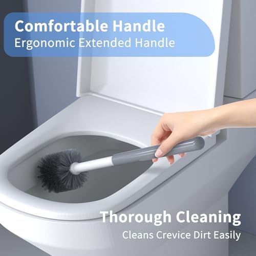 Mynclorix Toilet Brush and Plunger Set with Holder 1