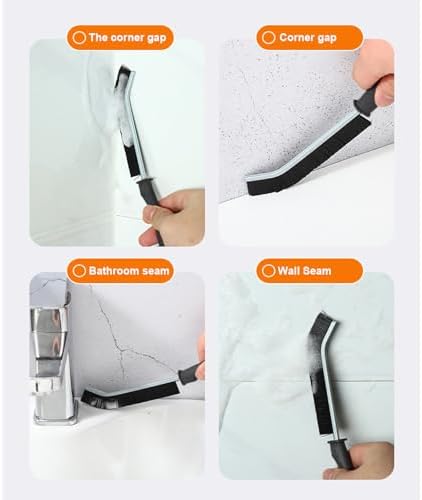 Stiff Bristle Crevice Cleaning Brush for Home Kitchen Vehicle
