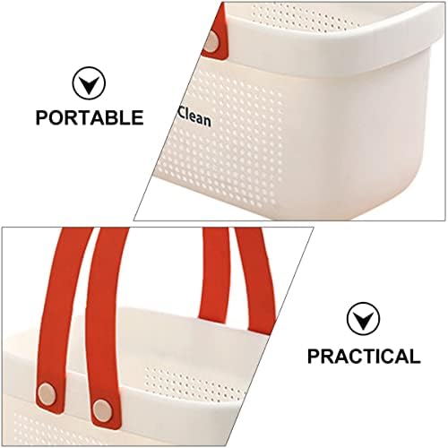 ABOOFAN Portable Shower Towel Basket with Handle 1