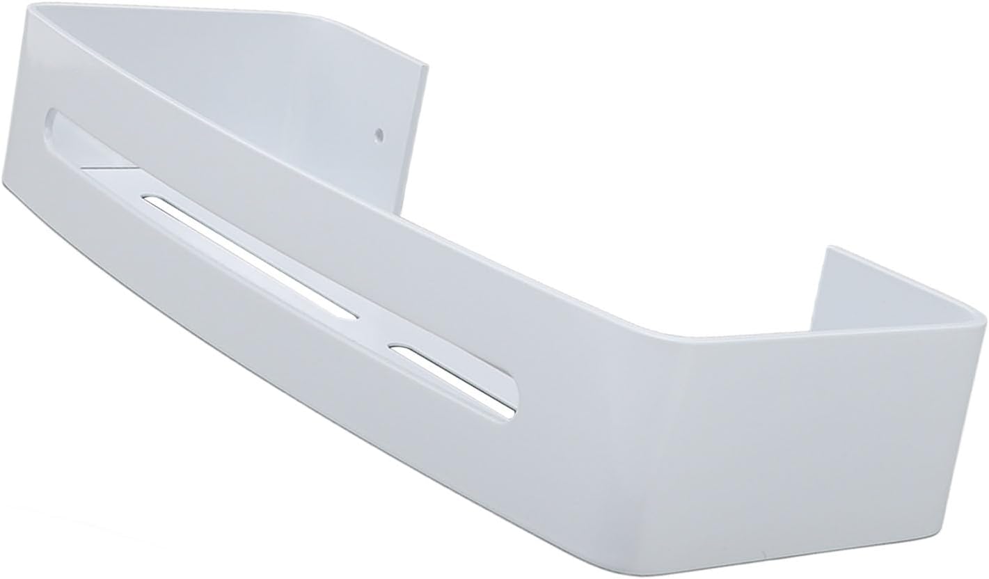 Pssopp Bathroom Wall Mounted Shelf Space Aluminum Shower Rack White