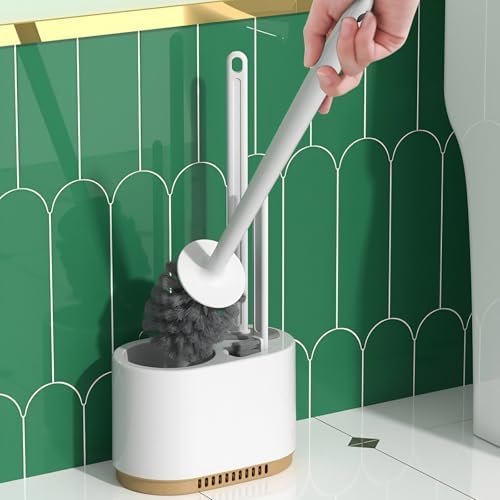 3 in 1 Toilet Brush and Holder Set