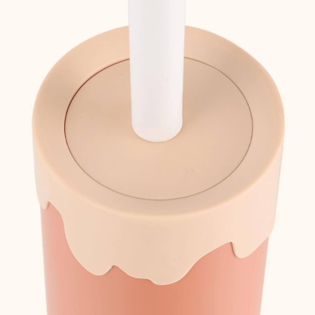 SUREK Soft Fine Toilet Brush with Holder
