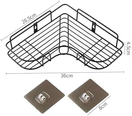 FINANCIALLY LIT Triangular Shower Caddy Wall Shelf