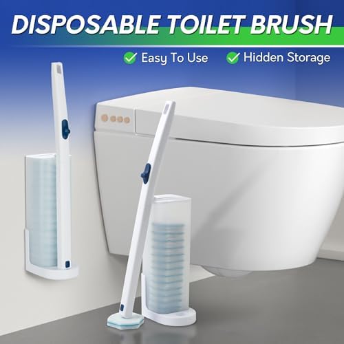 BOOMJOY Toilet Cleaning Bundle with 15 Pads and Classic Brush