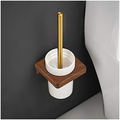 UNNS Toilet Brush with Holder Wall-Mounted Ceramic