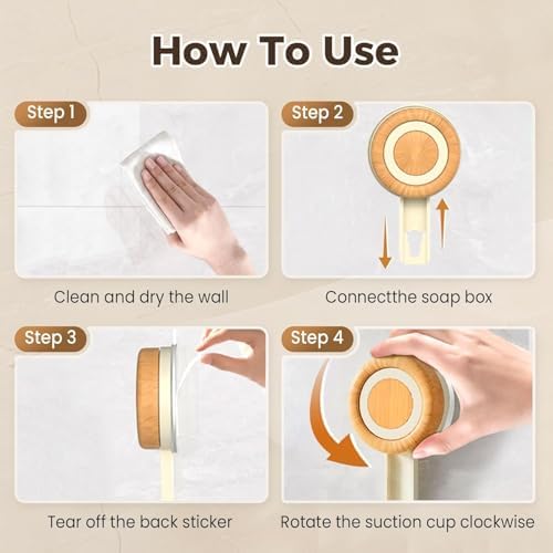 3 in 1 Shower Razor Holder with Storage Box