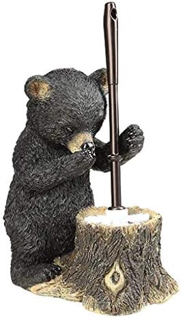 SPOUR Cartoon Bear Toilet Brush with Holder
