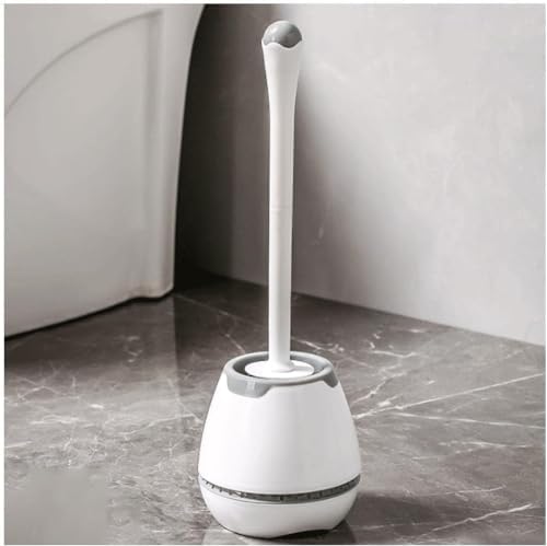 Floor-Standing Toilet Brush with Holder Style A-White