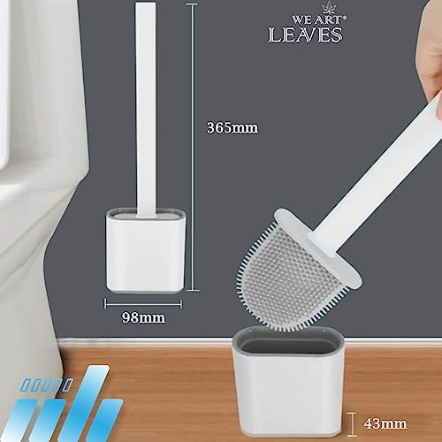We Art Leaves Silicone Toilet Brush Set 1