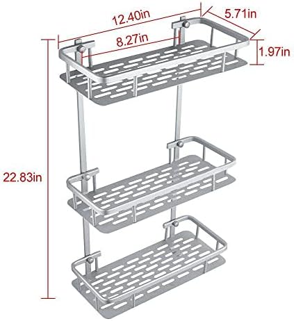 FINANCIALLY LIT LKOP 3 Tier Towel Rack Organizer