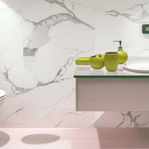 Ceramic Bathroom Decor Set 4 Pcs Green Eco-Friendly