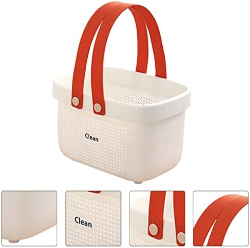 ABOOFAN Portable Shower Towel Basket with Handle 1