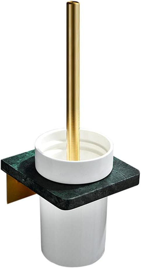 NOVOCE Toilet Brush Set with Holder - Black