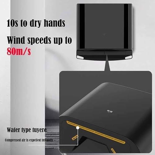 Automatic Sensor Hand Dryer 1250W Gold Wall Mounted