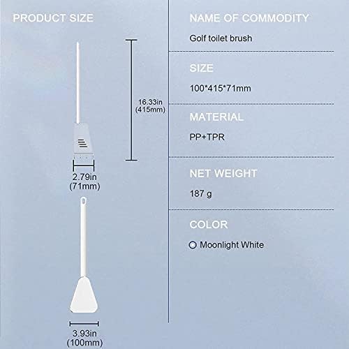 WinCheer Toilet Brush and Holder Set with 360 Deep Cleaning