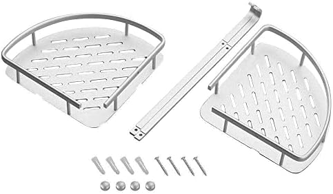 FINANCIALLY LIT Shower Shelf Corner Organizer