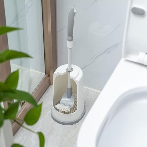 Vansza Toilet Brush with Holder Deep Cleaning Set for Bathroom