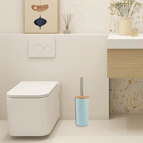 HAIJUFX Toilet Brush Holder Set - Baby Blue