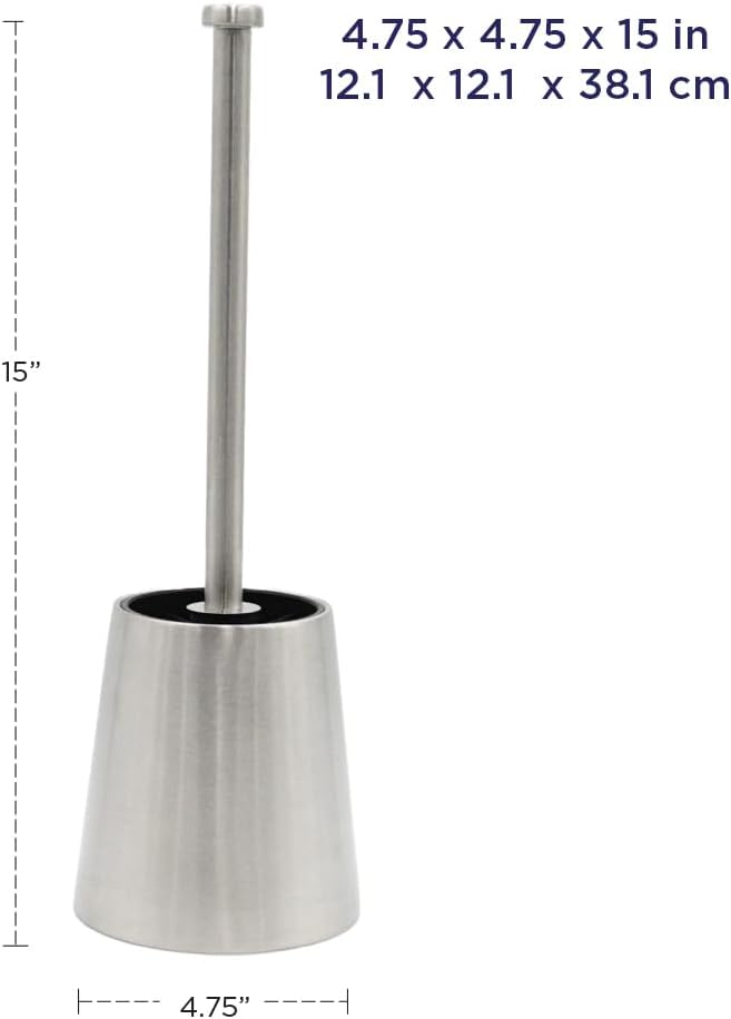 Toilet Brush and Holder 2 Pack - 304 Stainless Steel