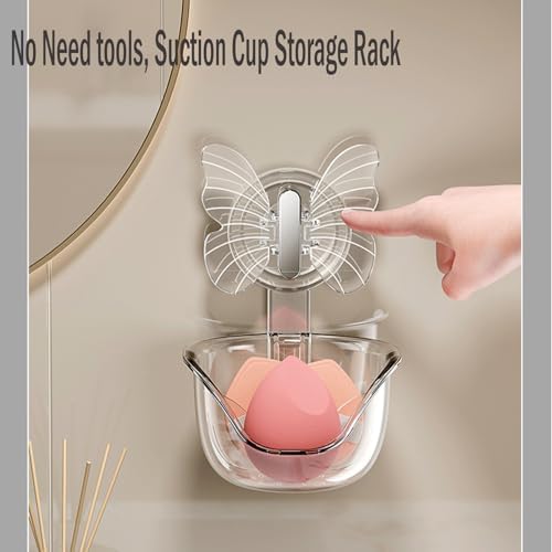 ZIOYCKL Suction Cup Storage Rack for Bathroom