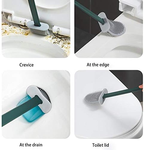 SPOUR Toilet Brush Set with Fun Whale Holder