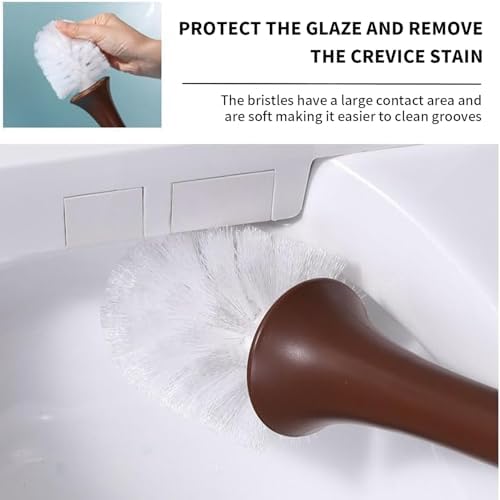Giraffe Shape Toilet Brush Set with Holder