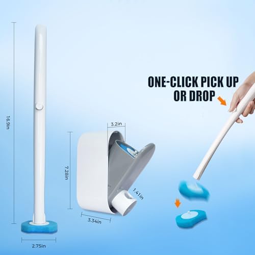 Hisucbetter 32 Refill Toilet Brush Set
