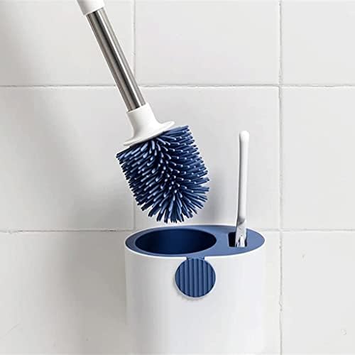 SUREK Soft Silicone Toilet Brush with Holder Set 1