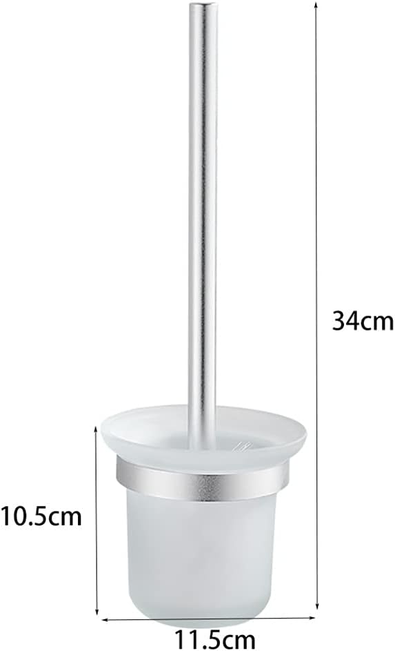 DLUXCA Toilet Brush Holder with Glass Caddy
