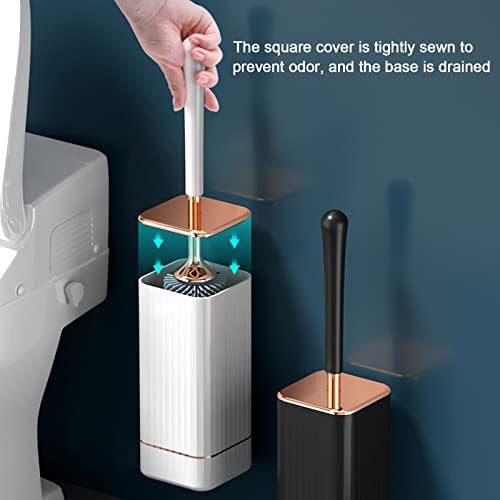 Stainless Steel Wall Mounted Toilet Brush with Holder - Durable and Rust-Proof