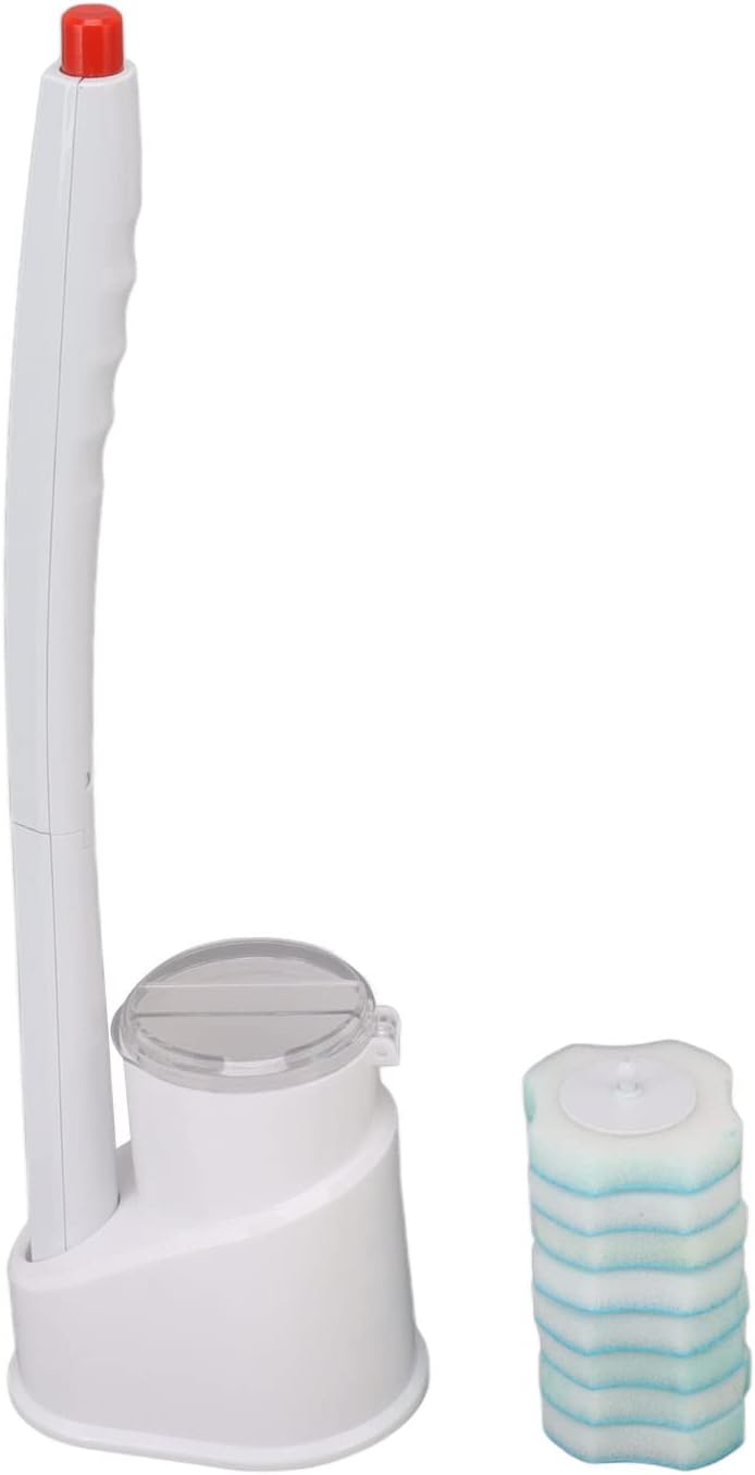 Disposable Toilet Brush Holder Set with Washing Liquid