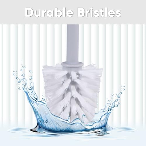 Superio Decorative Toilet Brush with Holder Set Taupe