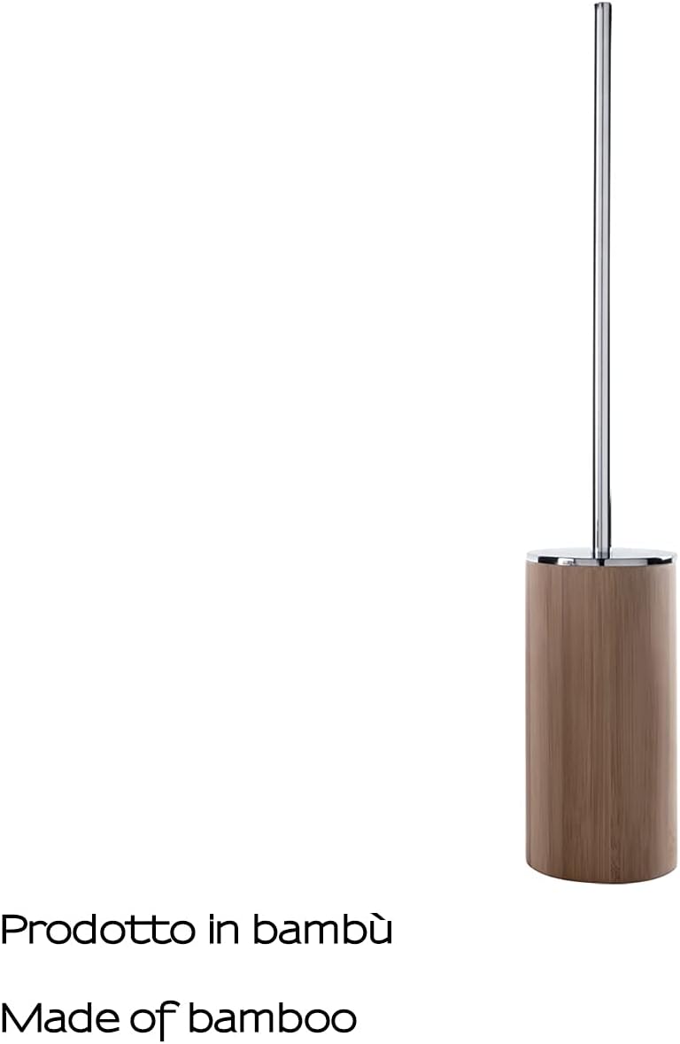 Gedy Bamboo Toilet Brush with 2-Year Warranty