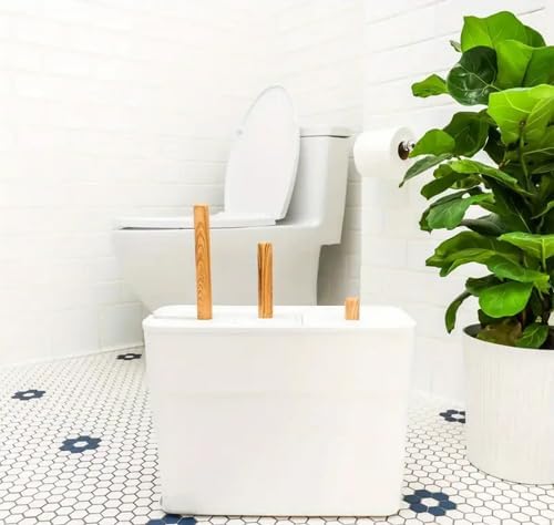 3-in-1 Bathroom Organizer Toilet Brush Set 1