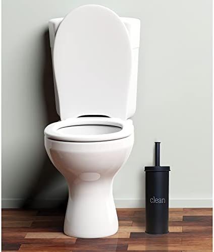 AuldHome Design Farmhouse Toilet Brush Holder Set