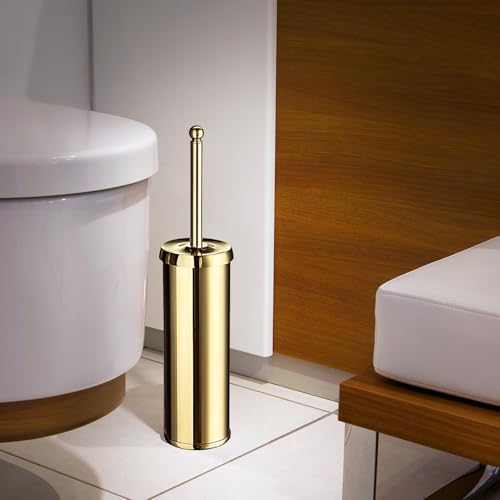 SMEDBO Polished Brass Toilet Brush Free Standing