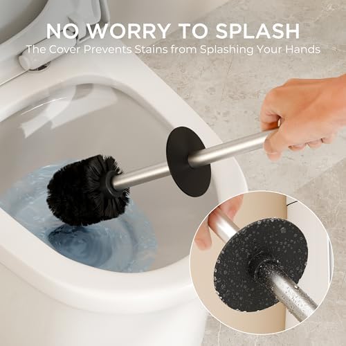 FORIOUS Toilet Brush and Holder Set