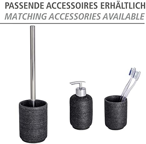 WENKO Toilet Brush Holder with Replaceable Brush Head