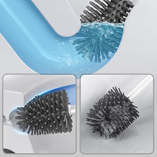 Eco-Friendly Toilet Brush with Holder Set 1