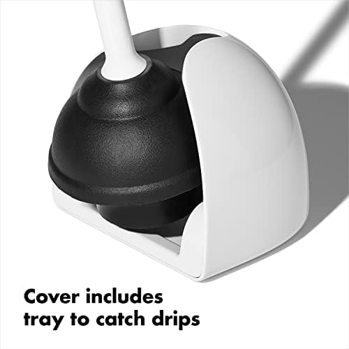 OXO Toilet Cleaning Bundle - Brush Plunger with Canisters