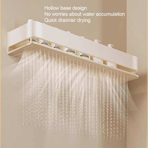 Floating Shower Shelf Racks for Bathroom Organizer Over Toilet 1