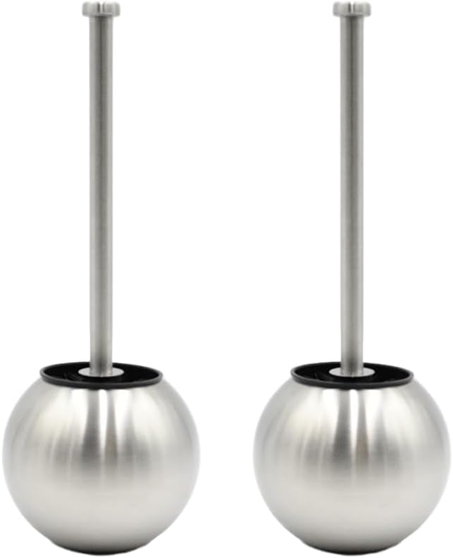 TRIO HOME Toilet Brush and Holder 2 Pack 1