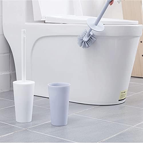 GYDMEG Toilet Bowl Brush with Holder and Cover Lid White