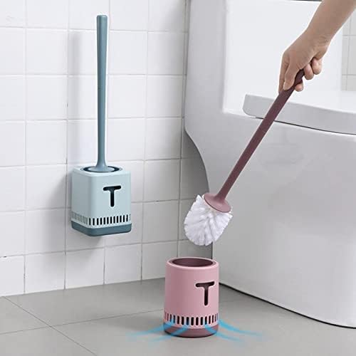 Durable Toilet Brush with 360 Cleaning Handle