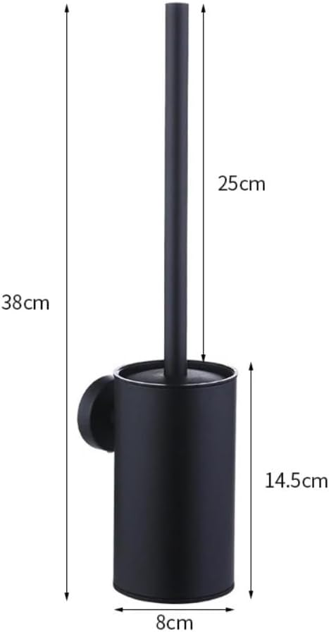 NLIEOPDA Wall Mounted Toilet Brush Set