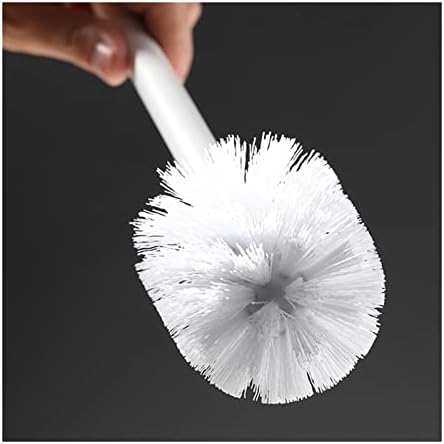 Portable Floating Toilet Brush with Holder - White