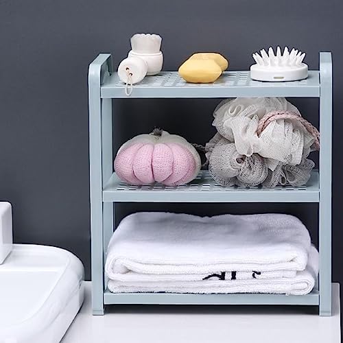 Typutomi 3 Tier Adjustable Plastic Shelf Organizer