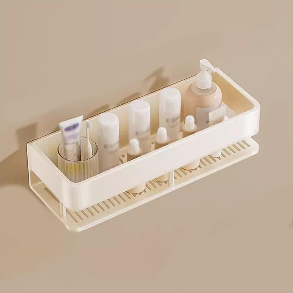 Floating Shower Shelf Racks for Bathroom Organizer Over Toilet 1